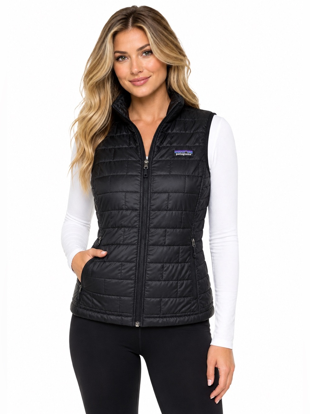 Patagonia Women’s Nano Puff PrimaLoft Vest Black Size Medium